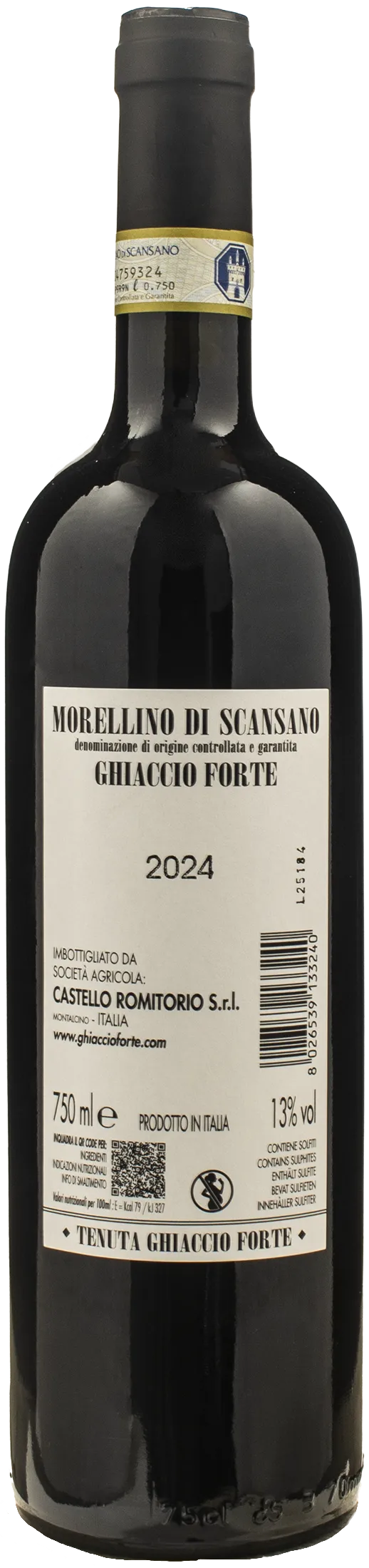 Castello Romitorio Morellino Scansano Tenuta Ghiaccioforte 2024 - Image 2