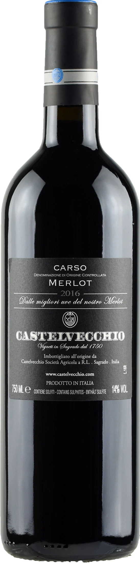 Castelvecchio Carso Merlot Dileo 2016 - Image 2