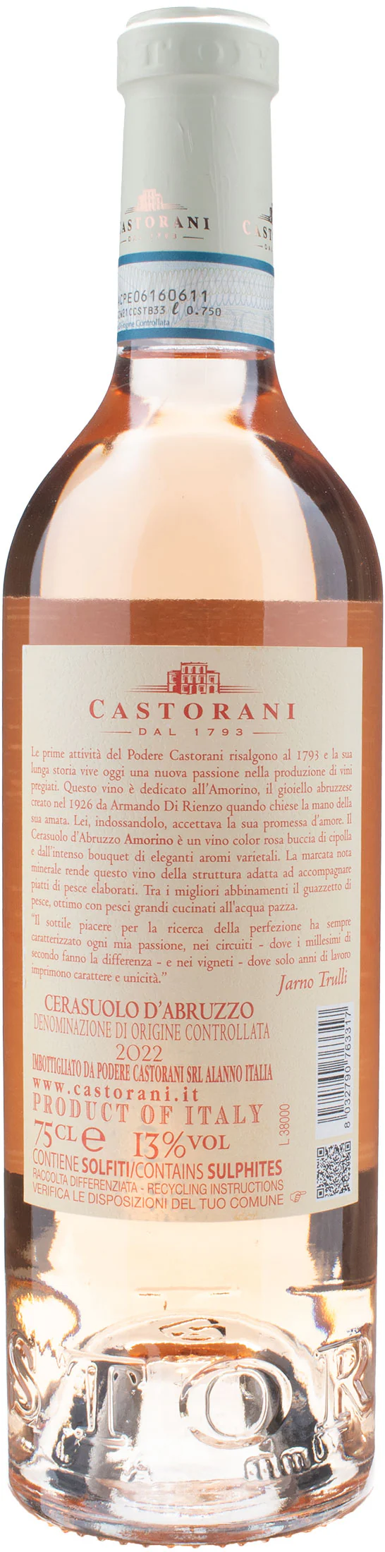 Castorani Cerasuolo d'Abruzzo Amorino 2022 - Image 2