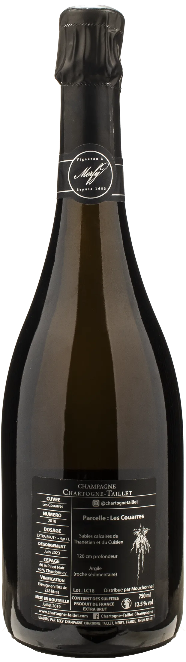 Chartogne Taillet Champagne Les Couarres Extra Brut 2018 - Image 2