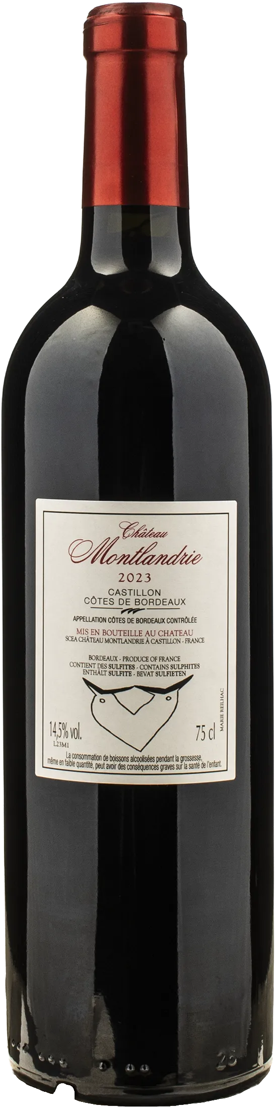 Chateau Montlandrie Castillon Cotes de Bordeaux 2023 - Image 2