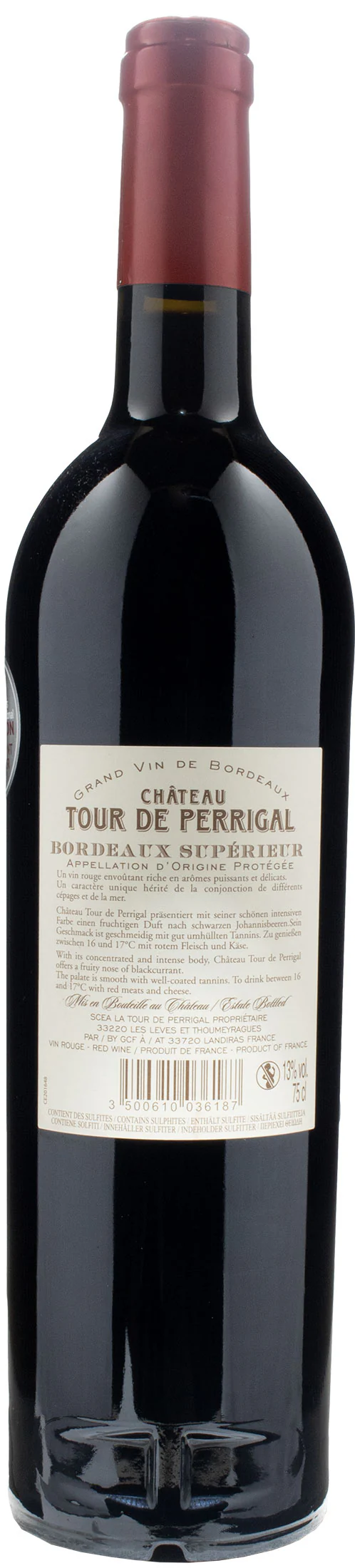 Chateau Tour de Perrigal Bordeaux Superieur 2021 - Image 2