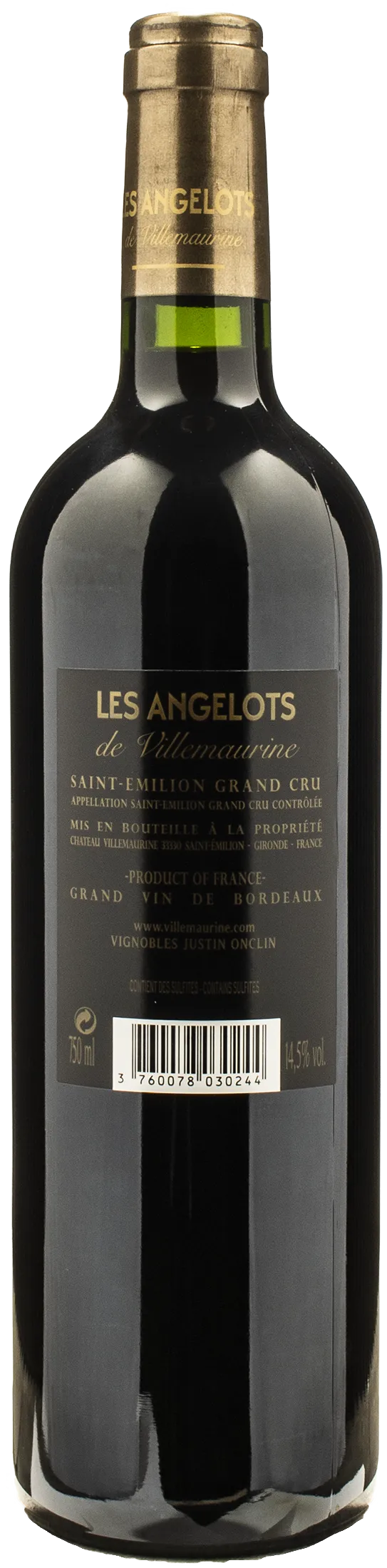 Chateau Villemaurine Saint Emilion Grand Cru Classe 2015 - Image 2