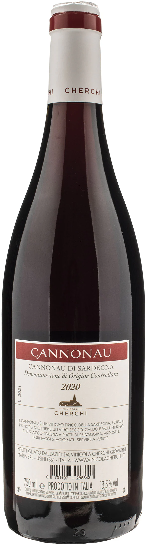 Cherchi Cannonau di Sardegna 2020 - Image 2