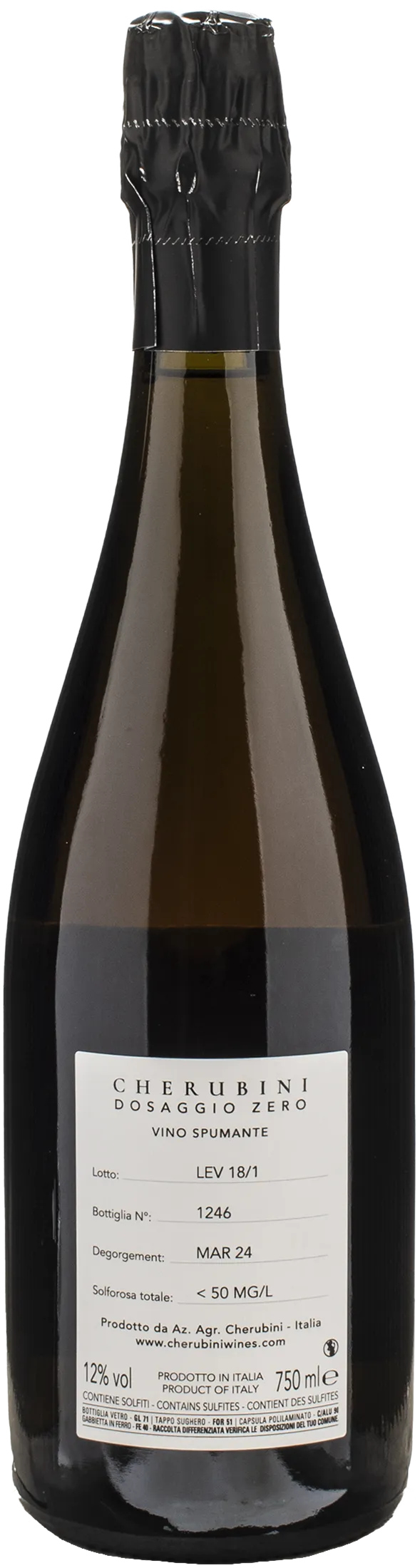 Cherubini Levis Rosè Dosaggio Zero - Image 2