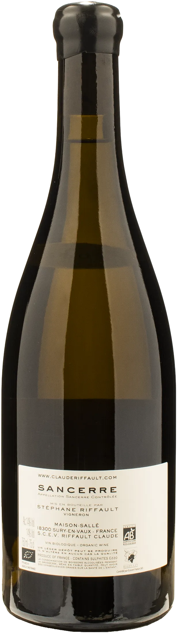 Claude Riffault Sancerre Les Denisottes 2022 - Image 2