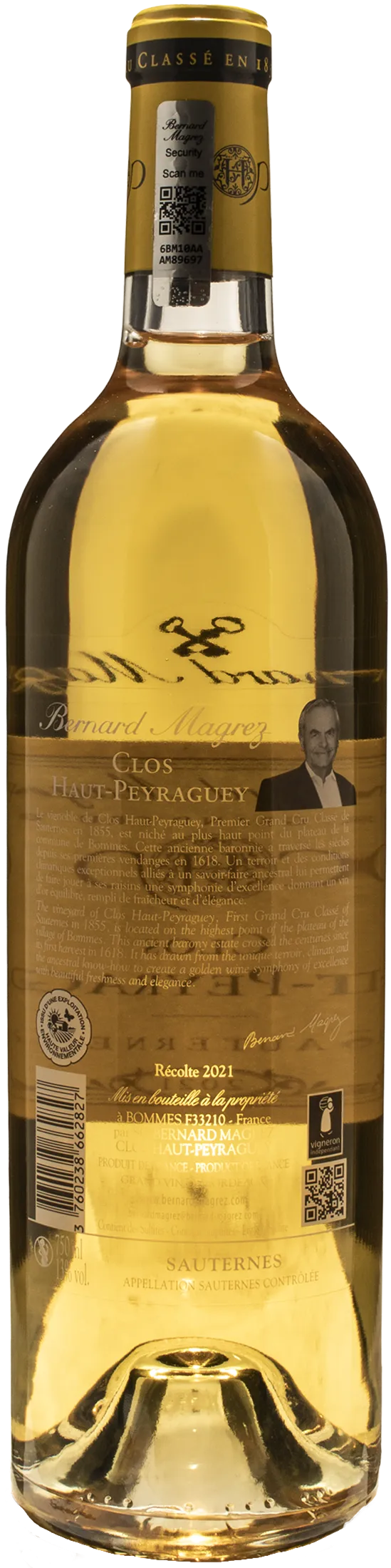 Clos Haut Peyraguey Sauternes 2021 - Image 2