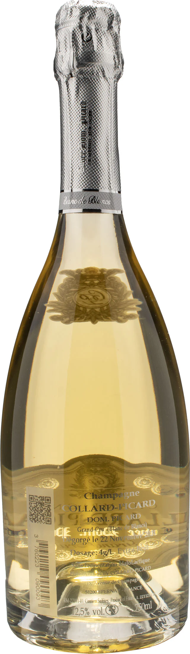 Collard-Picard Champagne Cuvée Dom Picard Grand Cru Blanc de Blancs Extra Brut - Image 2