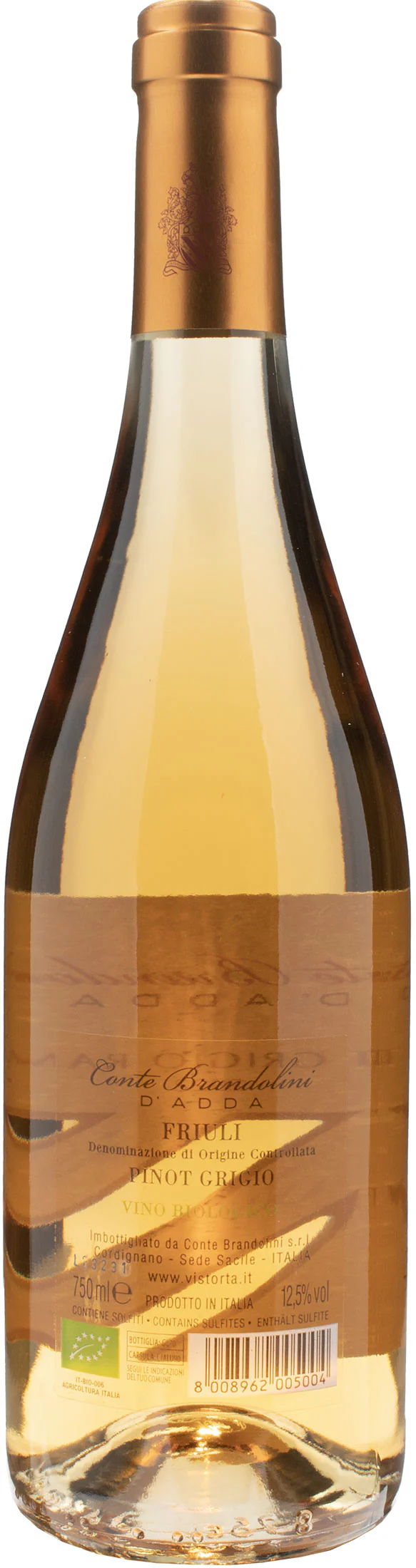 Conte Brandolini D'Adda Pinot Grigio Ramato 2022 - Image 2