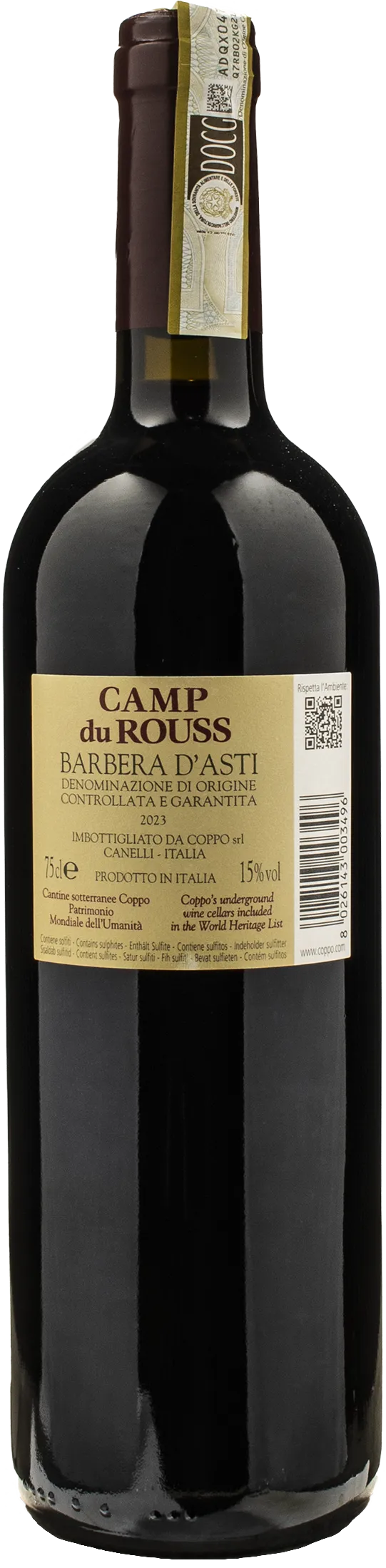 Coppo Barbera d'Asti Camp Du Rouss 2023 - Image 2