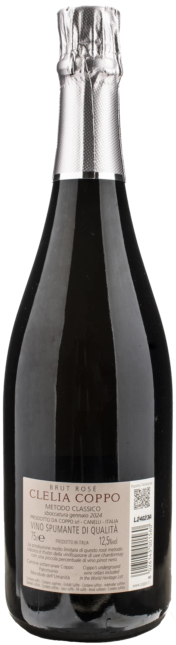 Coppo Clelia Metodo Classico Rosè Brut 2021 - Image 2