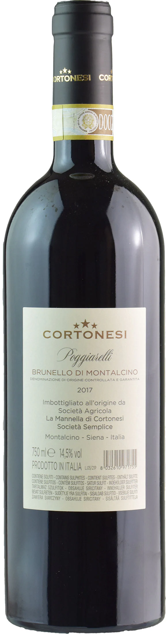 Cortonesi Brunello di Montalcino I Poggiarelli 2017 - Image 2