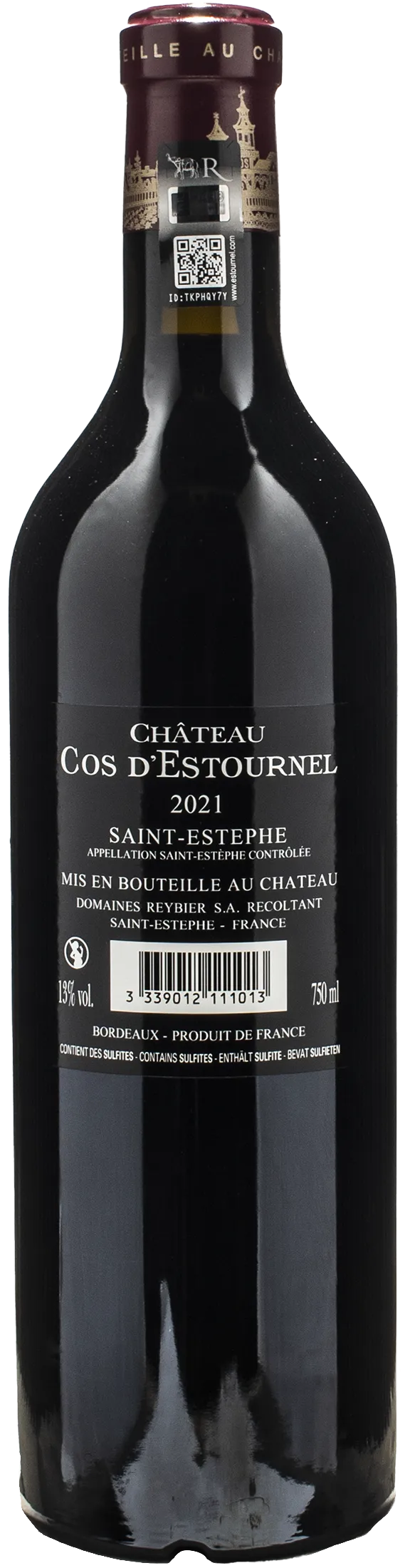 Cos d'Estournel Saint Estephe Grand Cru Classe 2021 - Image 2