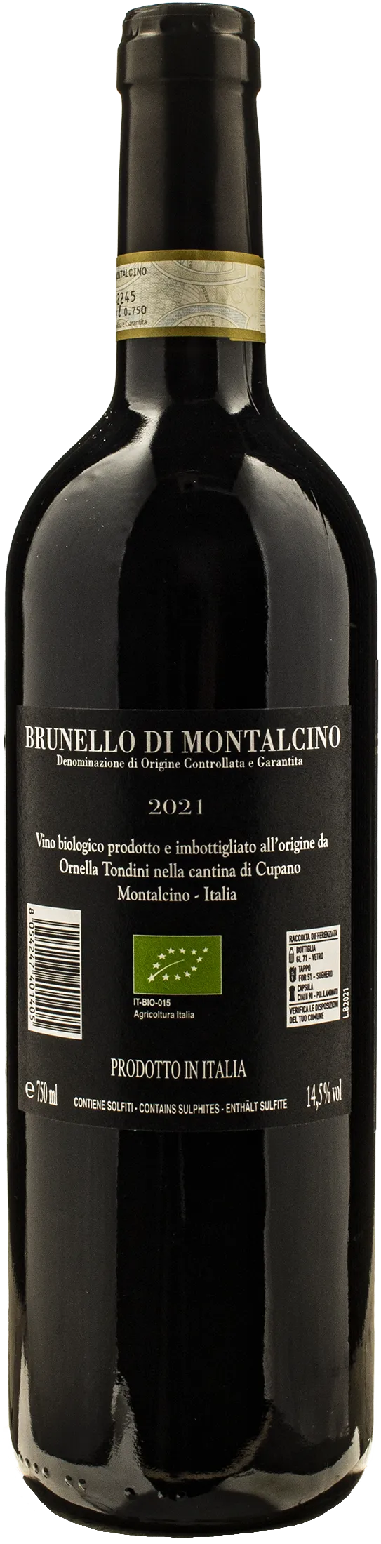 Cupano Brunello di Montalcino 2021 - Image 2
