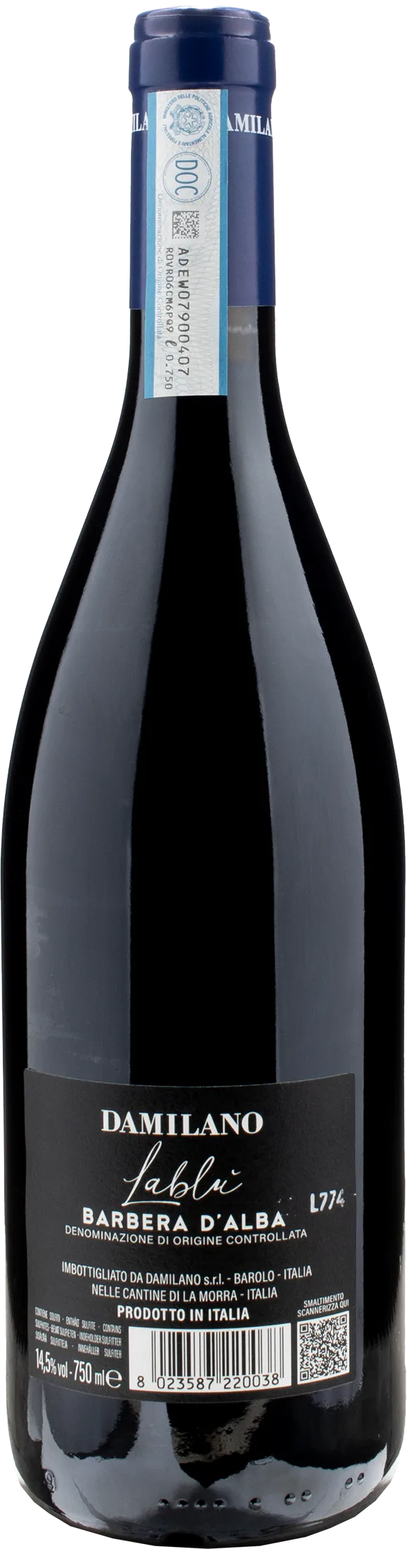 Damilano Barbera d'Alba LaBlu 2022 - Image 2