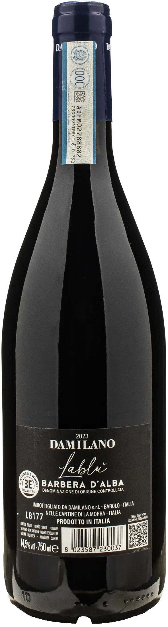 Damilano Barbera d'Alba LaBlu 2023 - Image 2