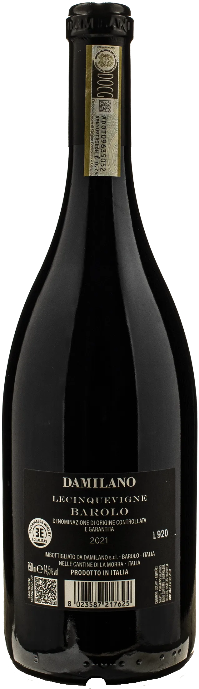 Damilano Barolo Lecinquevigne 2021 - Image 2