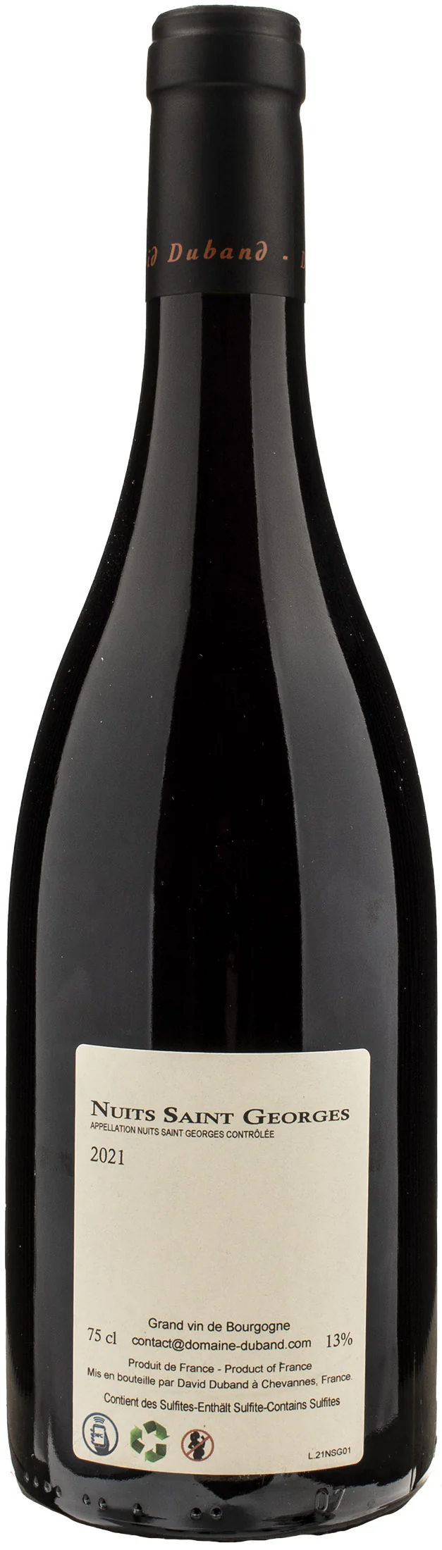 David Duband Nuits Saint Georges 2021 - Image 2