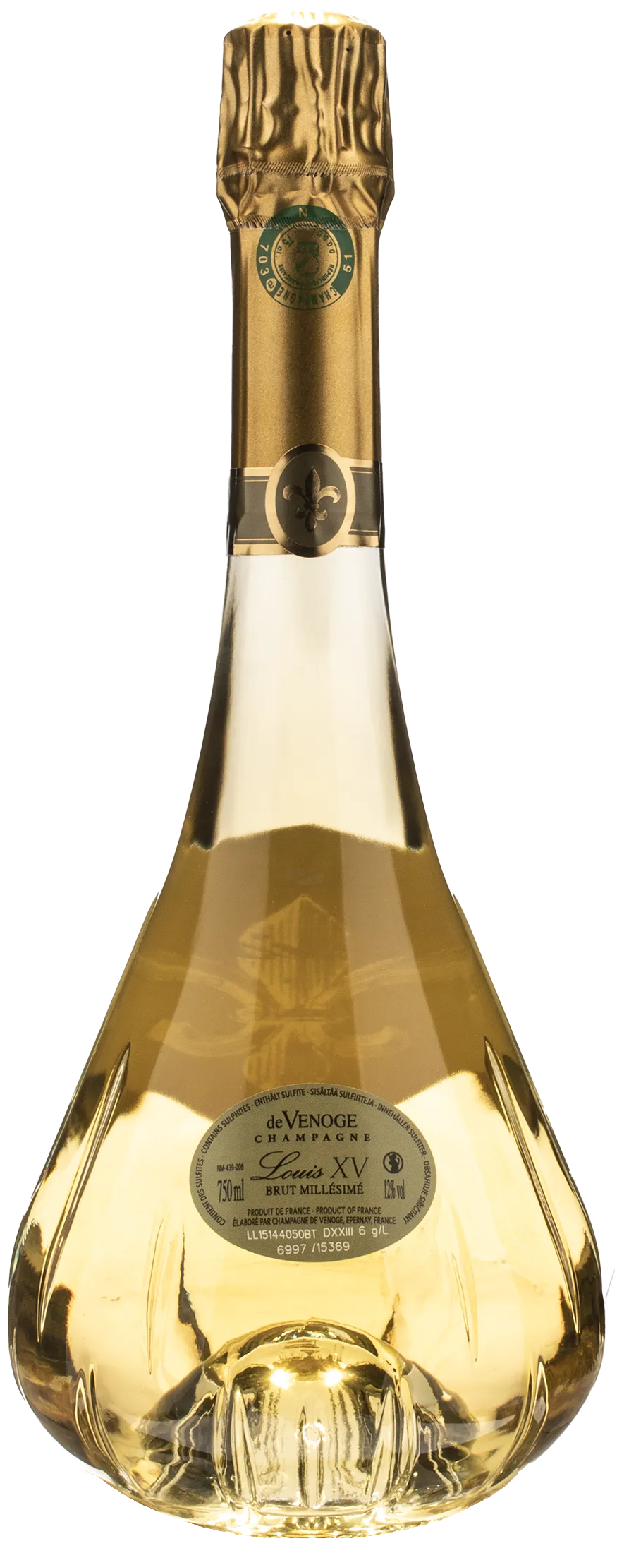 De Venoge Champagne Louis XV Brut 2014 - Image 2