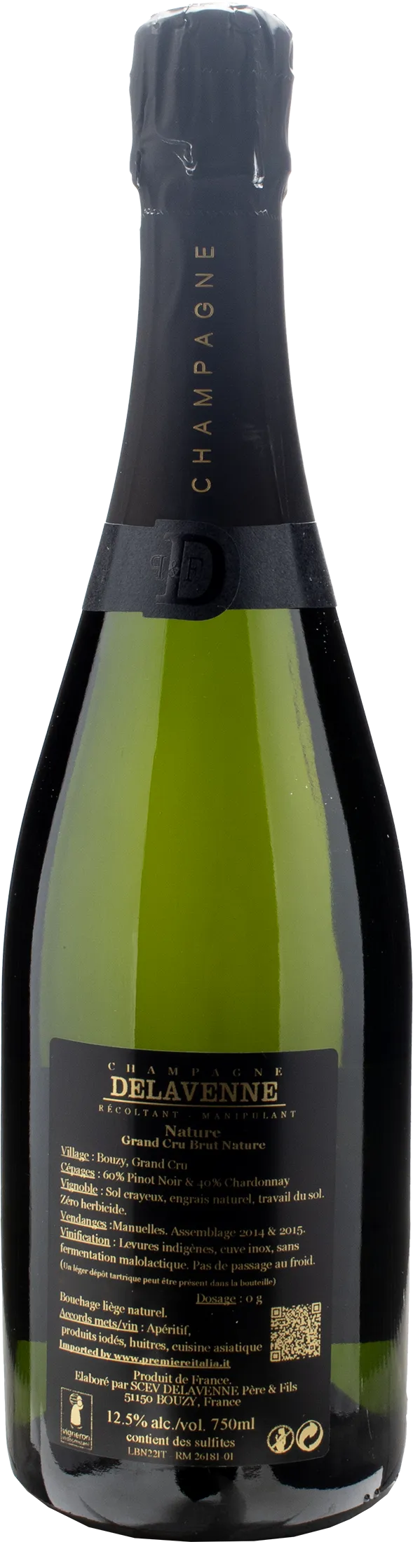 Delavenne Pere & Fils Champagne Grand Cru Brut Nature - Image 2