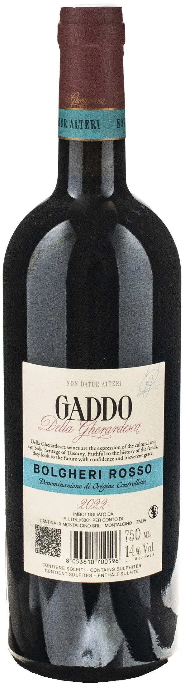Della Gherardesca Bolgheri Rosso Gaddo 2022 - Image 2