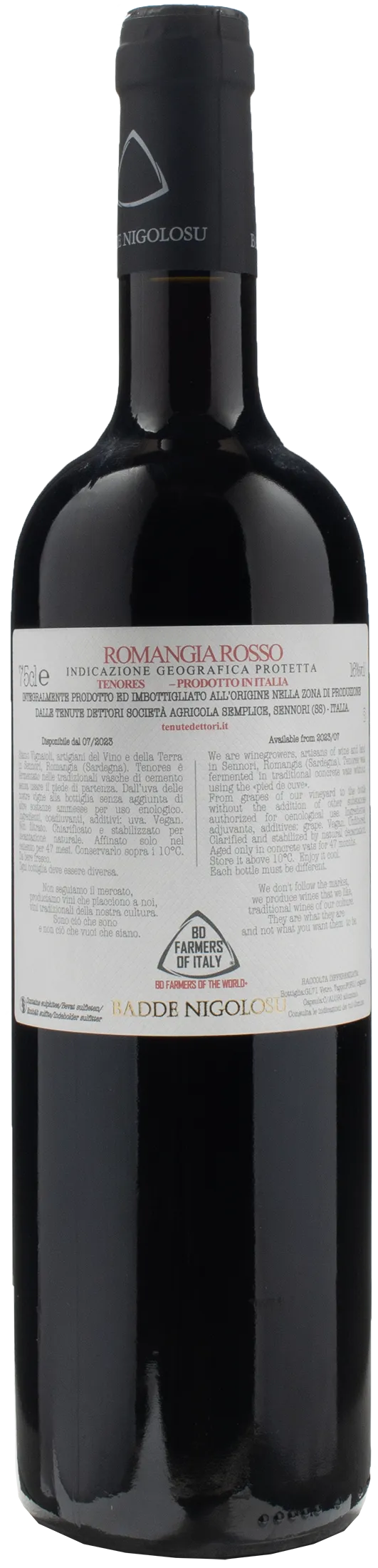 Dettori Tenores Romangia Rosso 2019 - Image 2
