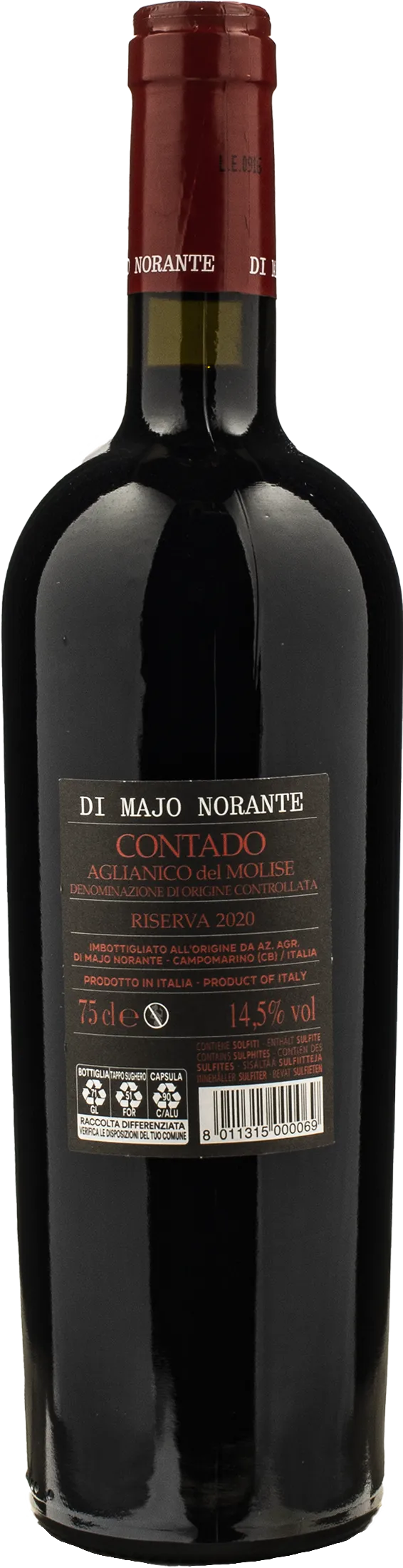 Di Majo Norante Aglianico Contado Riserva 2020 - Image 2