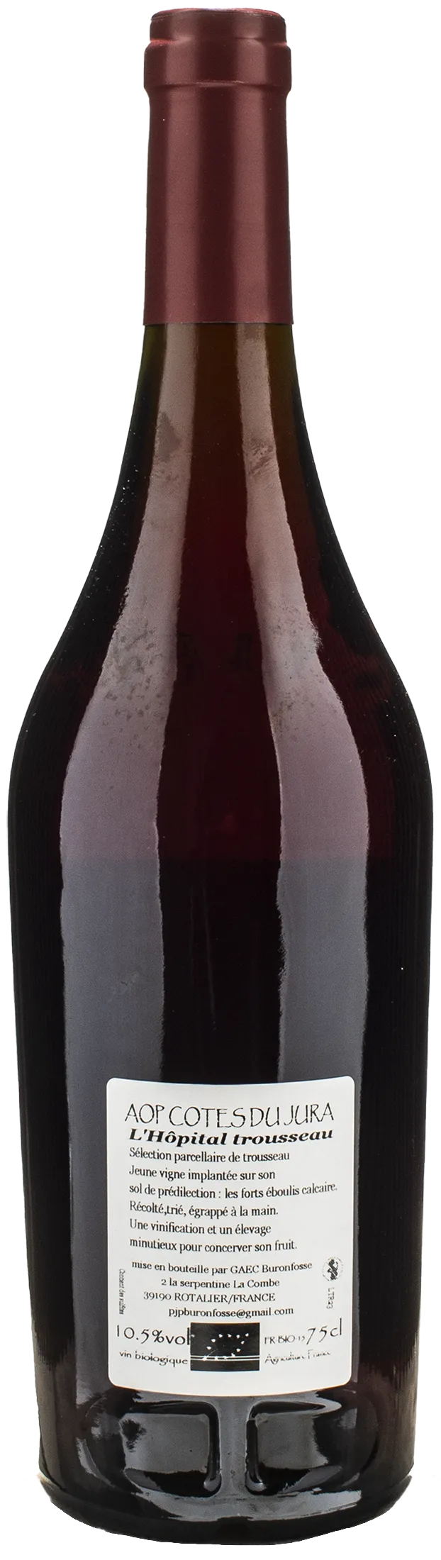 Domaine Buronfosse Trousseau L' Hopital 2023 - Image 2