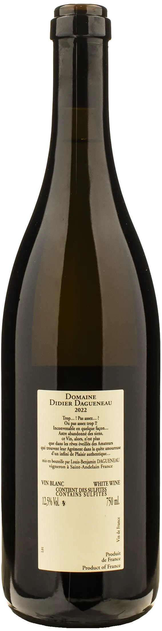 Domaine Dagueneau Blanc etc 2022 - Image 2