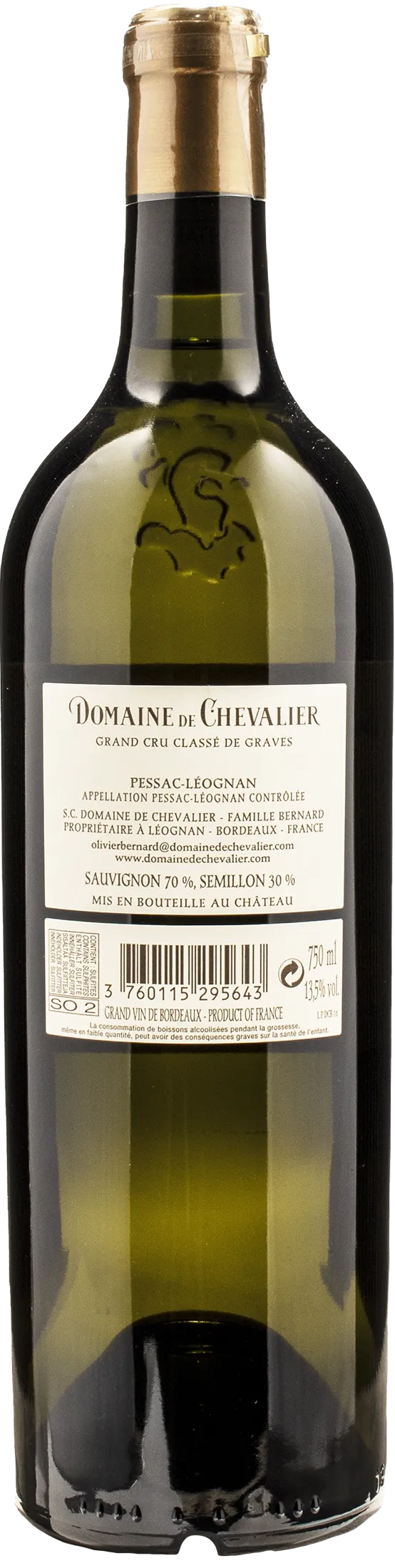 Domaine de Chevalier Pessac Leognan Grand Cru Classe de Garves Blanc 2016 - Image 2