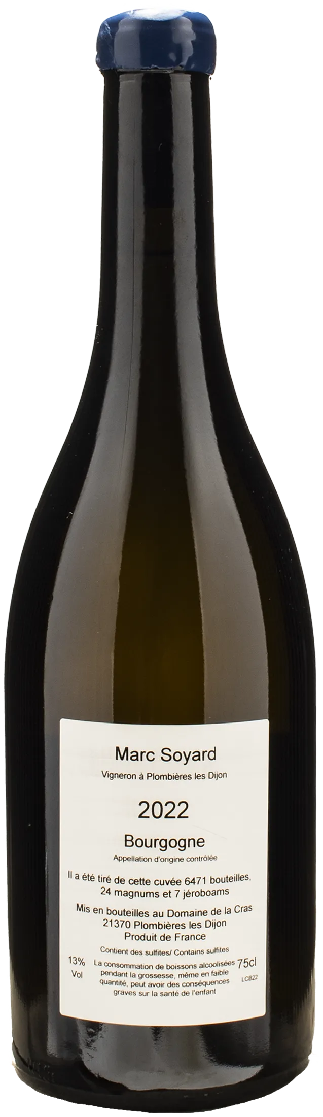 Domaine de la Cras Marc Soyard Bourgogne Blanc Monopole Cras 2022 - Image 2