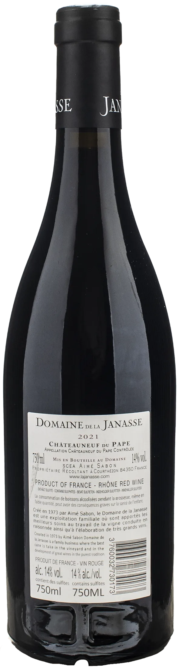 Domaine de La Janasse Chateauneuf du Pape Rouge 2021 - Image 2