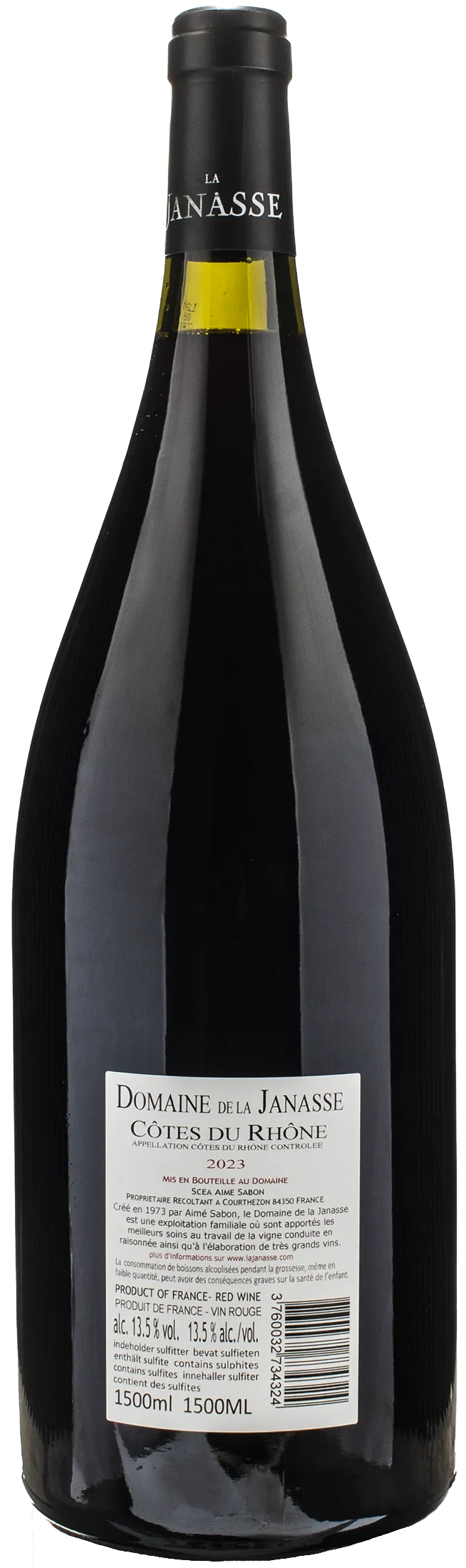 Domaine de La Janasse Cotes du Rhone Rouge Magnum 2023 - Image 2