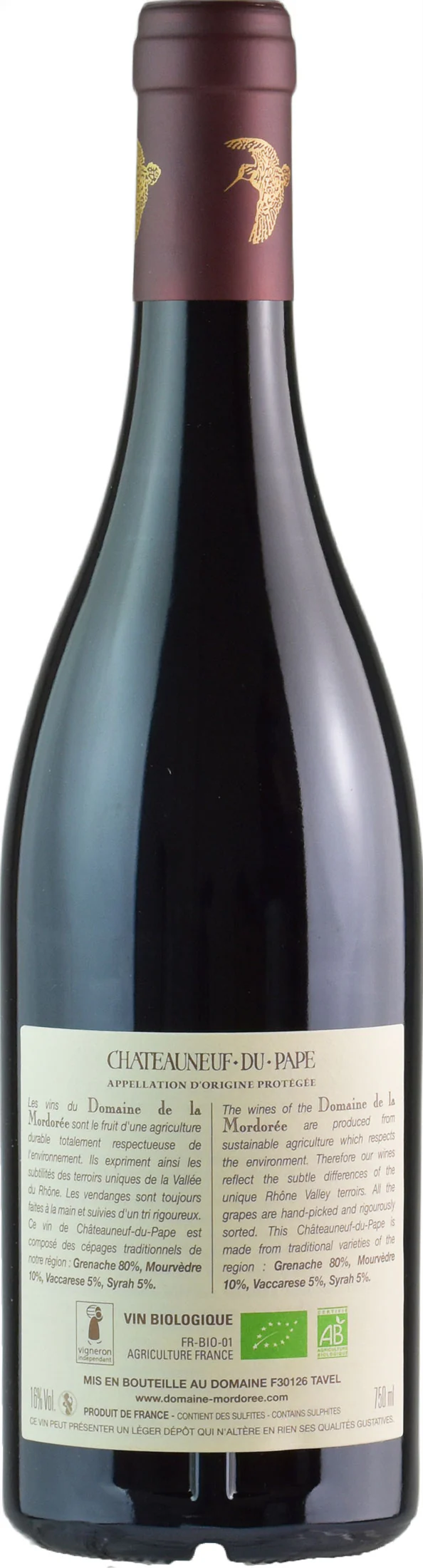Domaine de la Mordoree Chateauneuf du Pape Rouge La Reine des Bois 2019 - Image 2