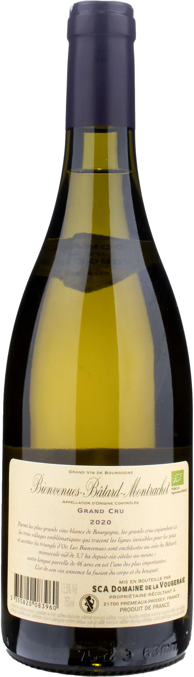 Domaine de la Vougeraie Batard Montrachet Grand Cru Bienvenues 2020 - Image 2