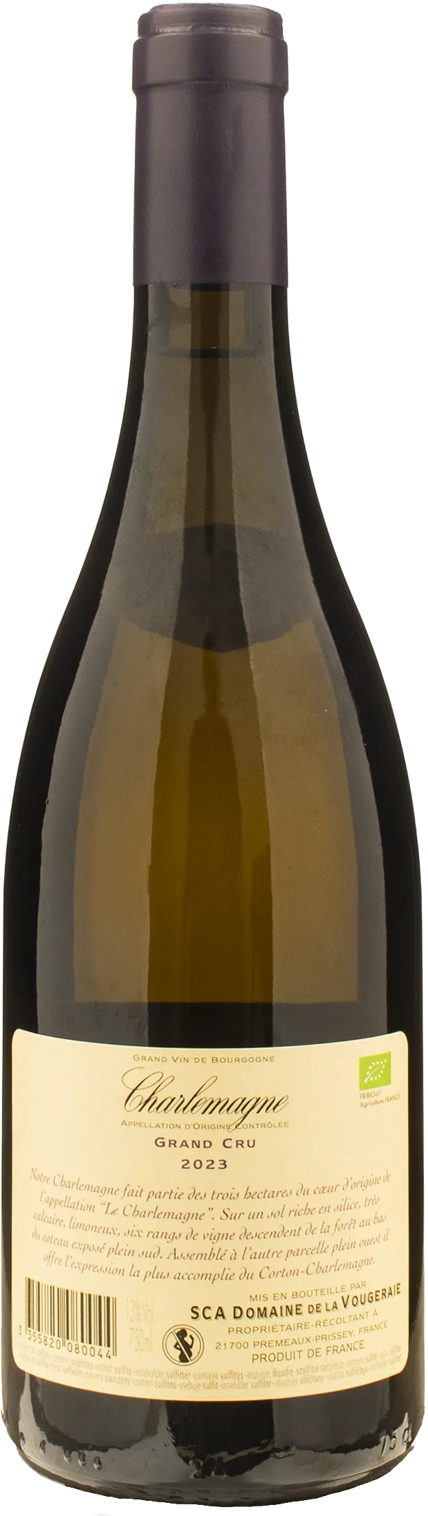 Domaine de la Vougeraie Charlemagne Grand Cru 2023 - Image 2