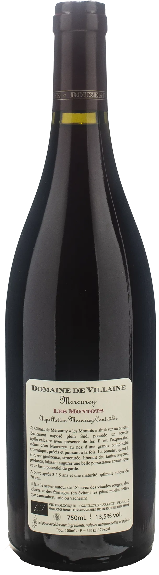 Domaine de Villaine Mercurey Les Montots 2023 - Image 2