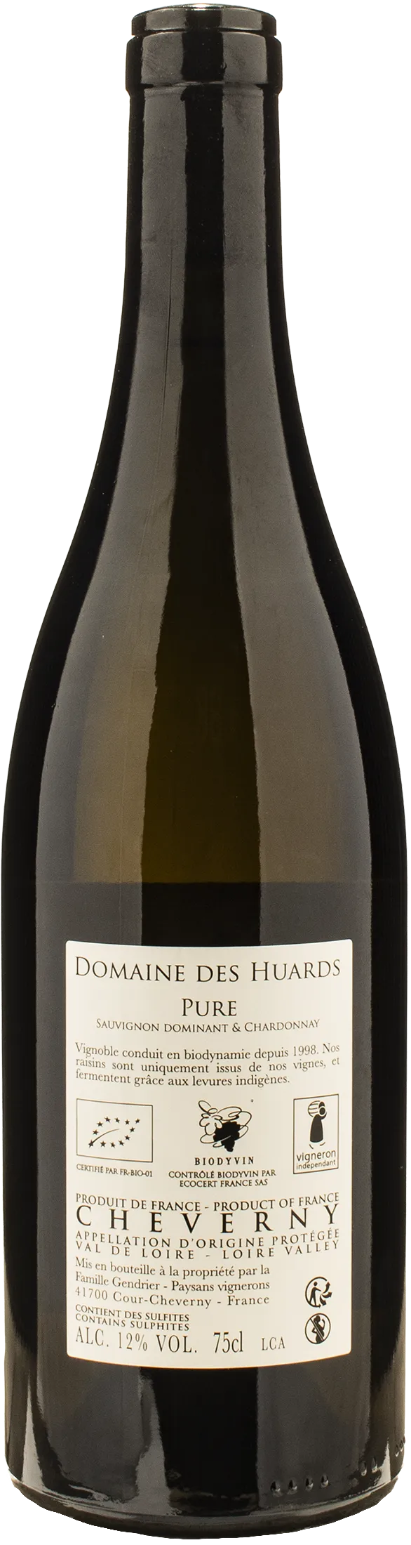 Domaine des Huards Cheverny Gendrier Pure 2021 - Image 2