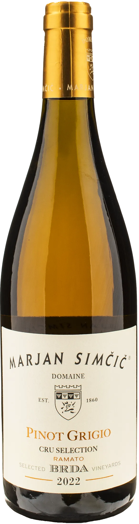 Domaine Marjan Simcic BRDA Cru Selection Pinot Grigio Ramato 2022