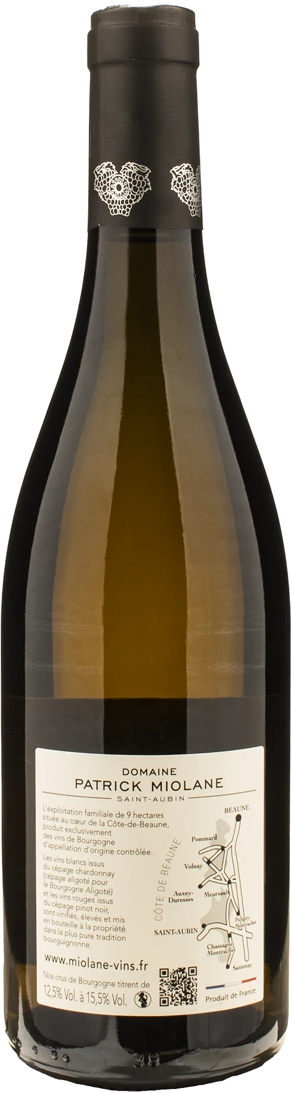 Domaine Patrick Miolane Saint Aubin 1er Cru Le Charmois 2023 - Image 2