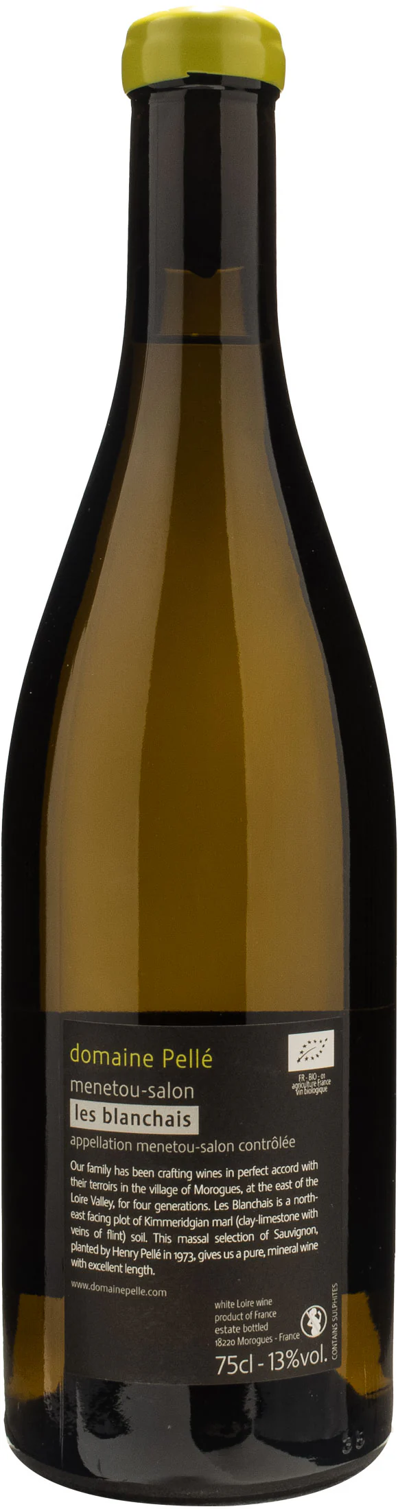 Domaine Pelle Menetou Salon Blanc Le Blanchais 2021 - Image 2