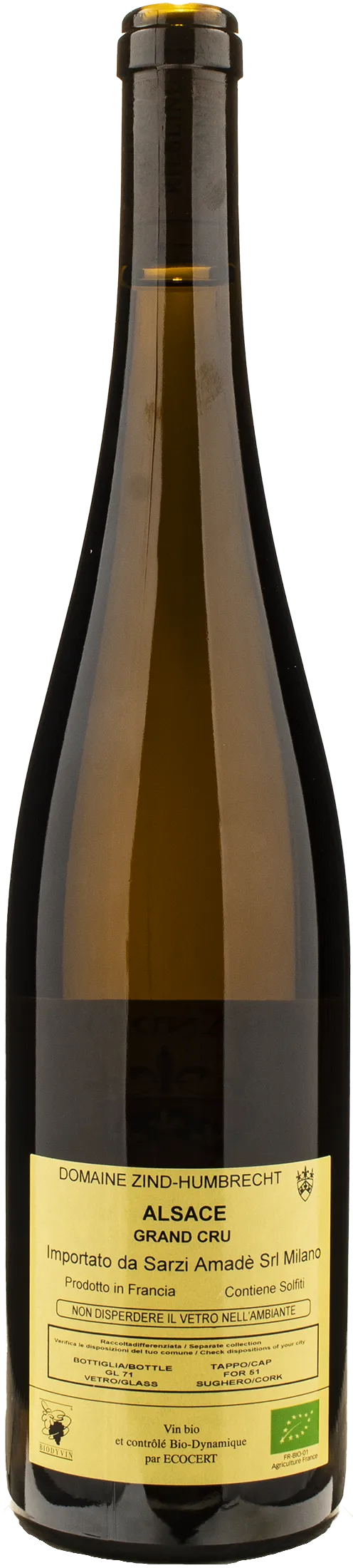Domaine Zind Humbrecht Riesling Grand Cru Brand 2023 - Image 2