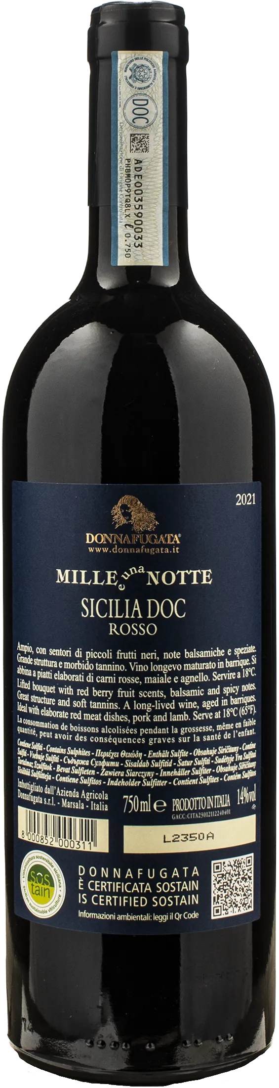 Donnafugata Mille e una Notte 2021 - Image 2