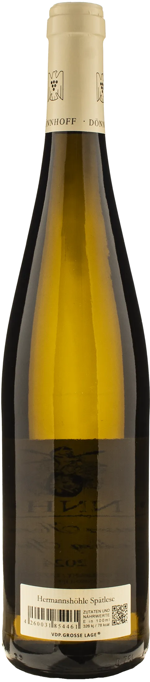 Donnhoff Niederhauser Hermannshohle Riesling Spatlese 2024 - Image 2