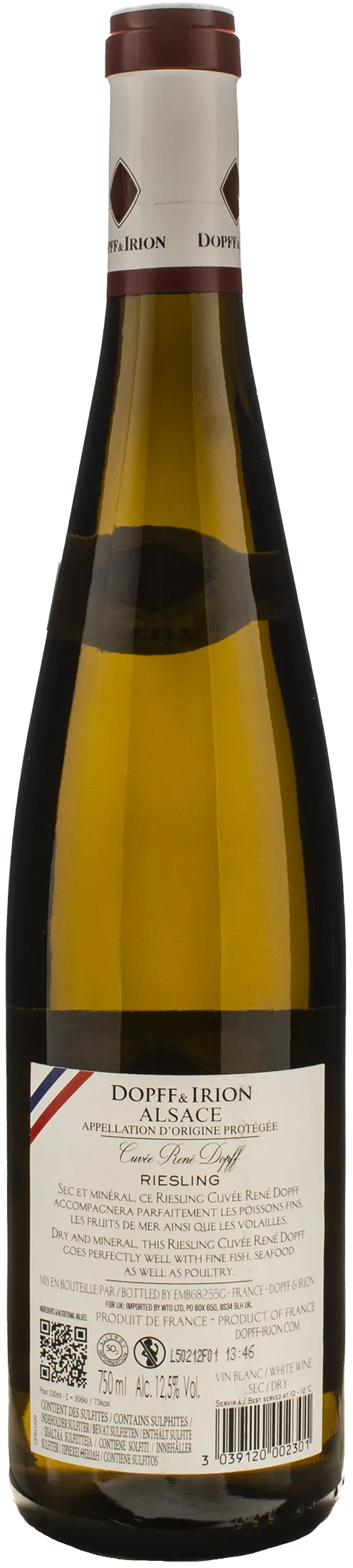 Dopff & Irion Alsace Riesling Cuvee Rene 2024 - Image 2