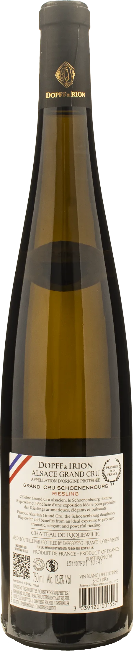 Dopff & Irion Chateau Riquewihr Riesling d'Alsace Grand Cru Schoenenbourg 2023 - Image 2