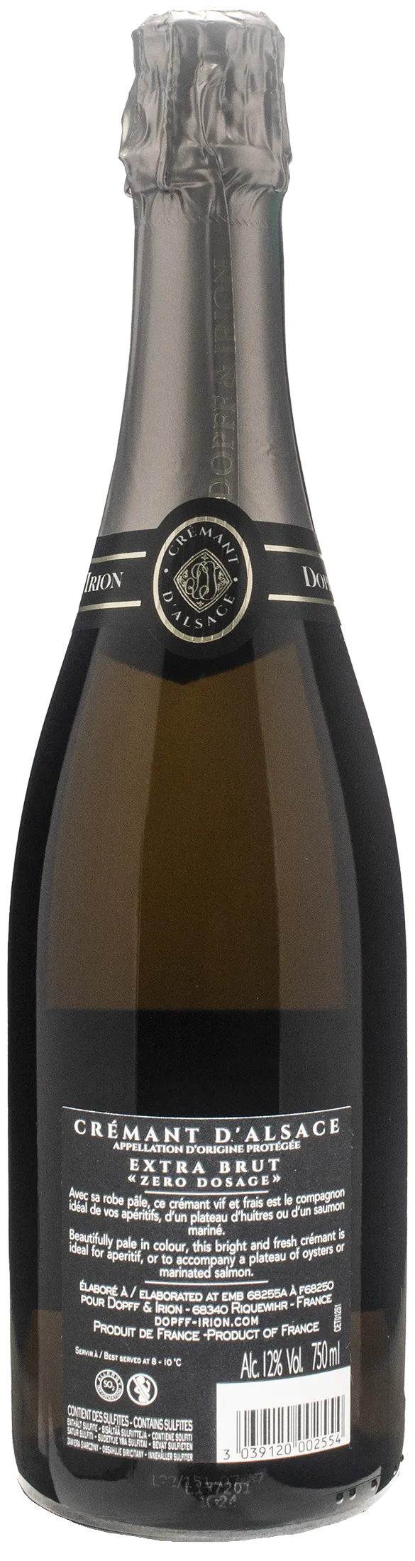 Dopff & Irion Cremant d'Alsace Extra Brut Zero Dosage - Image 2