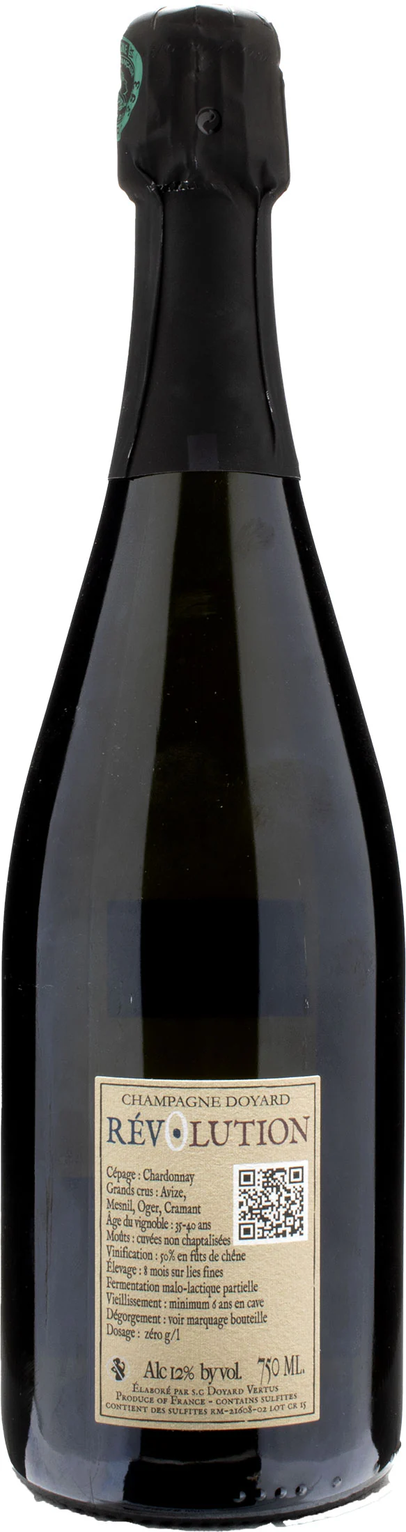 Doyard Champagne Revolution Blanc de Blancs Grand Cru Non Dose - Image 2