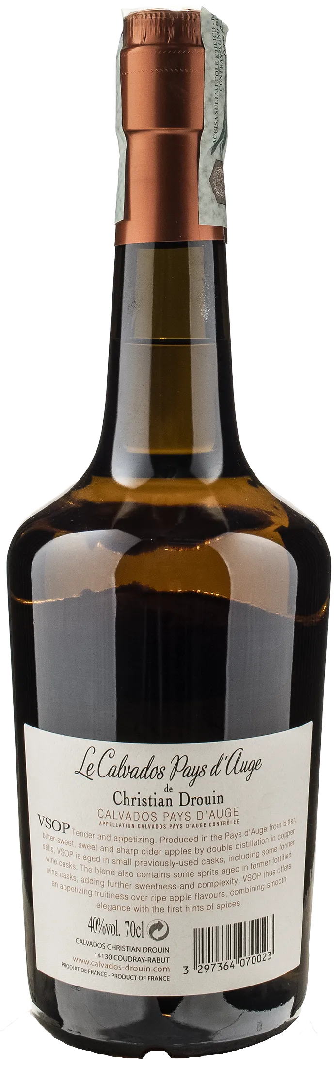 Drouin Le Calvados Pays d'Auge VSOP 0.7L - Image 2