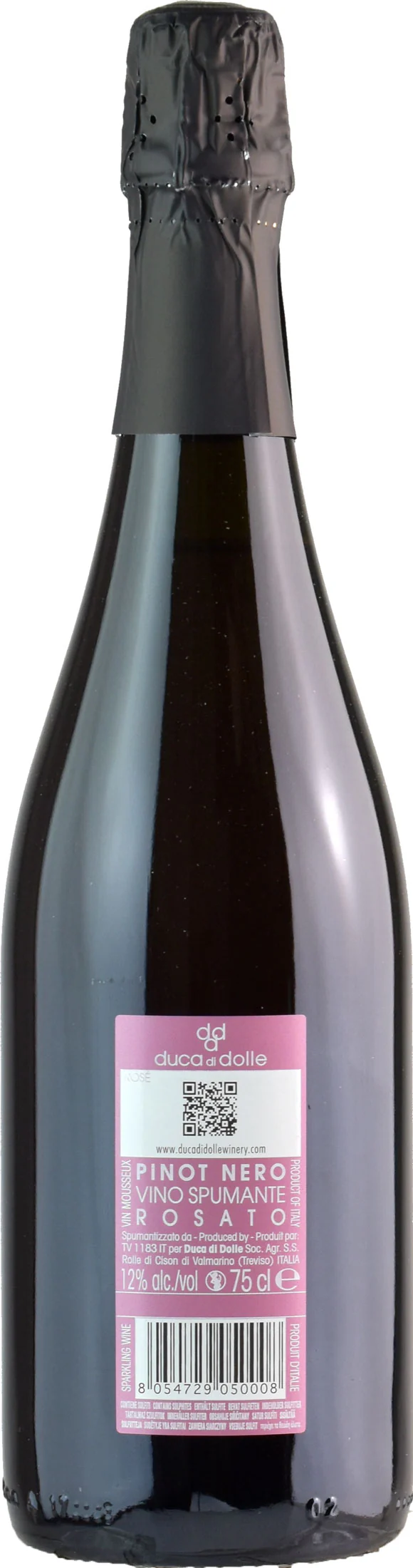 Duca di Dolle Spumante Rosato 100% Rosè - Image 2